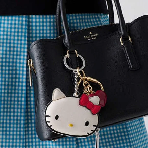 kate spade NWT! 3D Hello Kitty Bag Charm - Hello Kitty & Friends Ltd Release - Picture 11 of 14